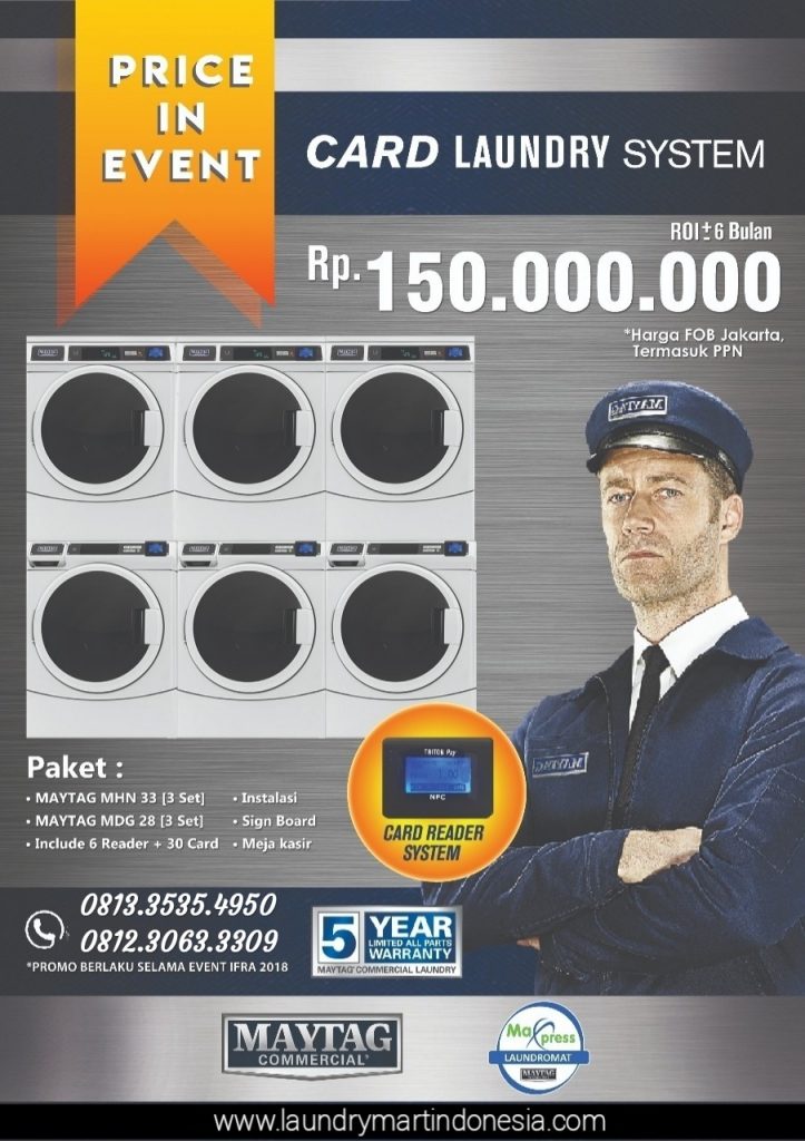card laundry system coin laundry maxpress maytag 2 723x1024 - PAKET USAHA LAUNDRY