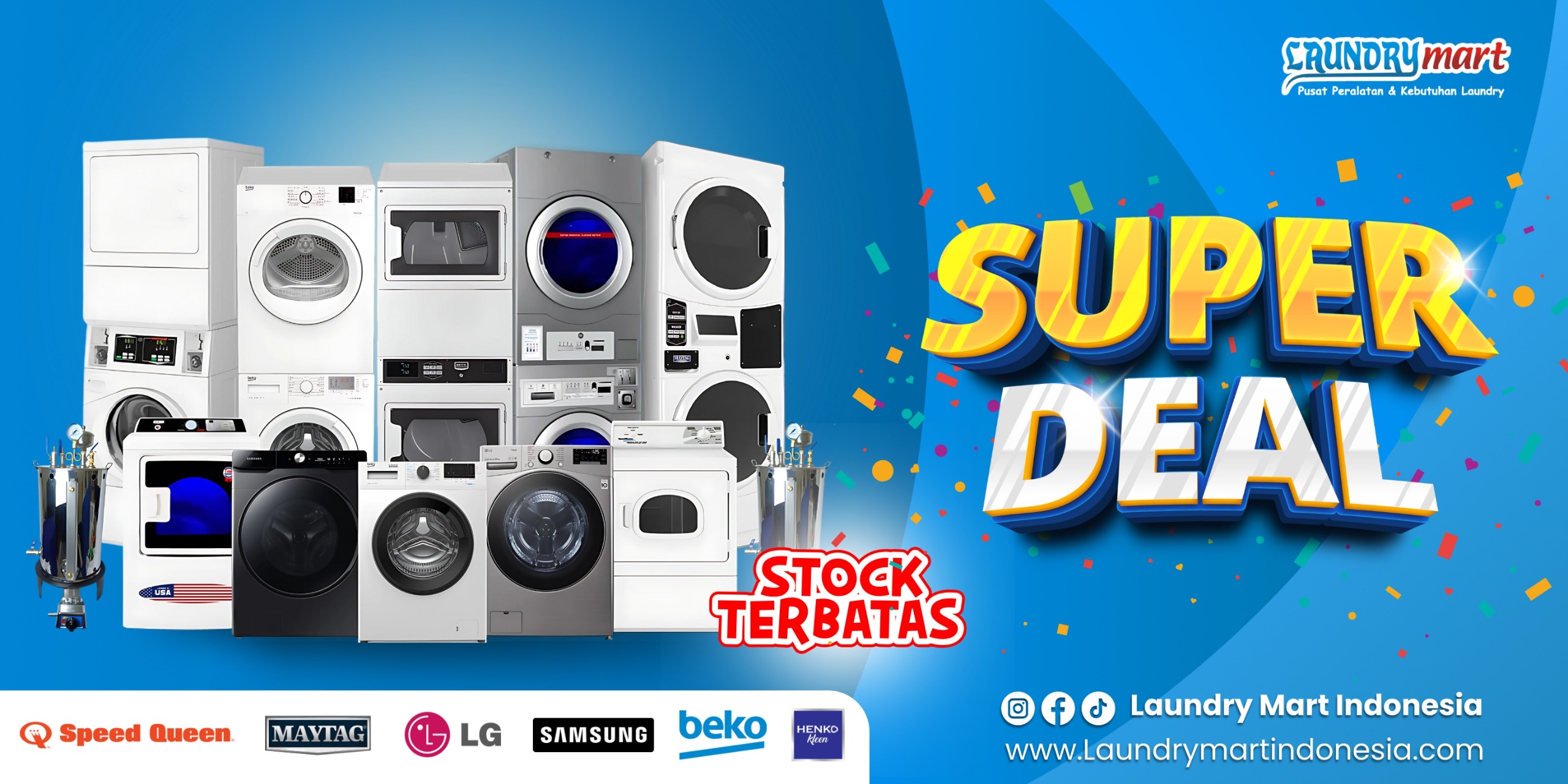 promo mesin laundry - laundry mart - laundrymart - laundry mart indonesia - laundrymart indonesia