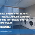 Gak Perlu Pusing Cari Tempat! Paket Usaha Laundry Bandung All-in-One Ini Tinggal ‘Nyetel’ Langsung Cuan!