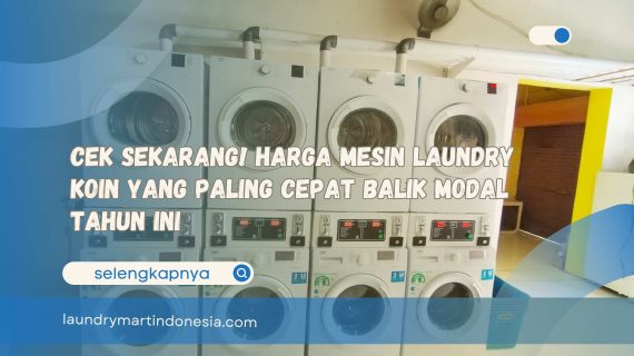 Cek Sekarang! Harga Mesin Laundry Koin yang Paling Cepat Balik Modal Tahun Ini