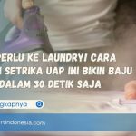 Gak Perlu Ke Laundry! Cara Pakai Setrika Uap Ini Bikin Baju Licin dalam 30 Detik Saja