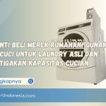 Berhenti Beli Merek Rumahan! Gunakan Mesin Cuci Untuk Laundry Asli dan Lipat Tigakan Kapasitas Cucian