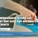 Cara Menggunakan Setrika Uap Laundry Biar Hasil Rapi Maksimal dan Hemat Waktu