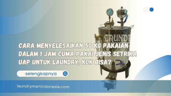 Cara Menyelesaikan 50 Kg Pakaian dalam 1 Jam Cuma Pakai Jenis Setrika Uap untuk Laundry, Kok Bisa