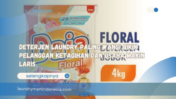 Deterjen Laundry Paling Wangi Bikin Pelanggan Ketagihan dan Usaha Makin Laris