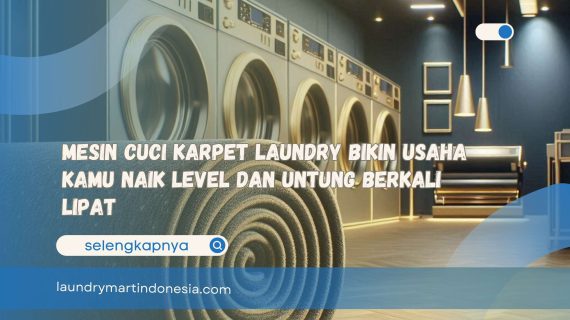 Mesin Cuci Karpet Laundry Bikin Usaha Kamu Naik Level dan Untung Berkali Lipat