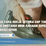 Rahasia Cara Kerja Setrika Uap yang Jarang Diketahui Bikin Pakaian Super Rapi Sekali Gosok