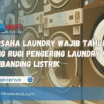 Pengusaha Laundry Wajib Tahu! Untung Rugi Pengering Laundry Pakai Gas Dibanding Listrik