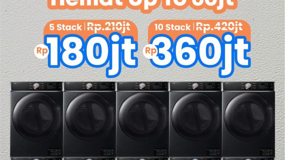 paket stacked samsung - paket laundry samsung