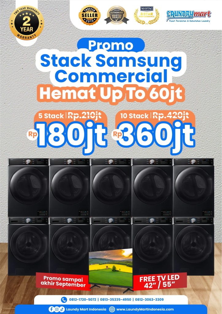 paket stacked samsung - paket laundry samsung