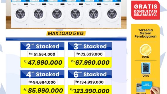 paket usaha laundry beko - mesin beko - paket lg 26sept26